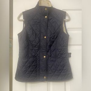 Navy “Barbour Brand” Vest  Size 8